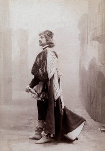 Den franske komikern Dauvillier, ca 1900, foto av Eugene Pirou av Eugene Pirou