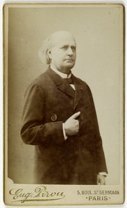 Porträt von Leconte de Lisle, (Charles Marie Leconte, genannt), (1818-1894), (Dichter)