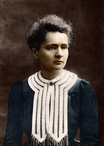 Porträtt av Marie Curie 1867-1934
