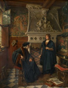 Erasmus och Quinten Massijs av Eugene Siberdt
