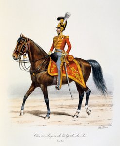 Lätthästar av kungens garde, 1814-15