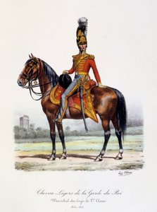 Lätta hästar av kungens garde, Maréchal-des-Logis de 1er Classe, 1814-15