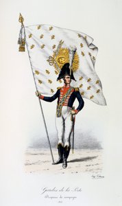 Portvakter, kampanjflagga, 1815 av Eugene Titeux