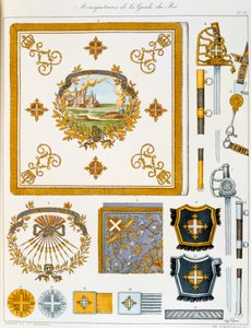 Musketörer av kungens garde, Insignia