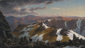 Nordostvy från norra toppen av berget Kosciusko, 1863