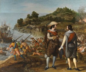 Återhämtningen av San Juan de Puerto Rico av Eugenio Caxes