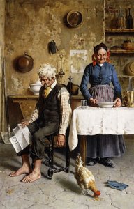 Inhemsk lycka av Eugenio Zampighi
