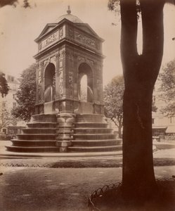 Fontaine des Innocents från serien The Art of Old Paris av Eugène Atget