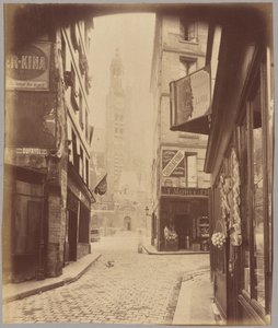 Saint-Étienne-du-Mont, rue de la Montagne Sainte-Geneviève av Eugène Atget