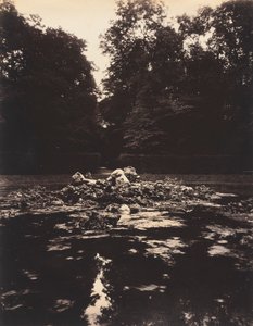 Versailles, Enceladus fontän, 1922-1923. av Eugène Atget
