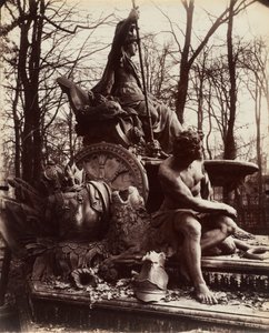 Versailles, det triumferande Frankrikes fontän, 1904. av Eugène Atget