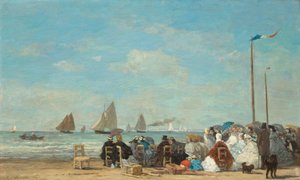 Strandscen i Trouville