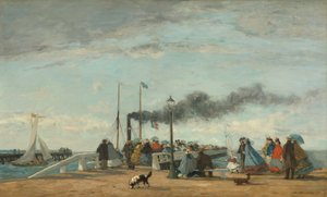Brygga och kaj vid Trouville