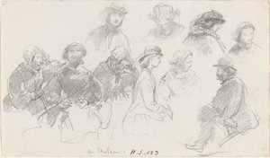 Passagerare ombord av Eugène Boudin
