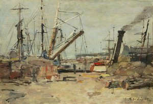 Trålarna av Eugène Boudin