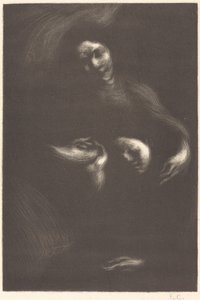 Hyllning till Tolstoj av Eugène Carrière