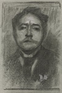 Porträtt av Jean Ajalbert av Eugène Carrière