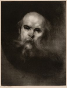 Porträtt av Paul Verlaine av Eugène Carrière
