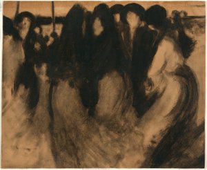 Kvinnor i landskapet av Eugène Carrière
