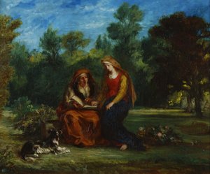 Utbildning av Vår Fru av Eugène Delacroix