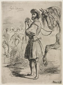 A Lord in the Time of Francis I av Eugène Delacroix