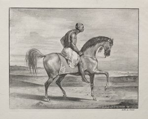 Afrikanska till häst av Eugène Delacroix