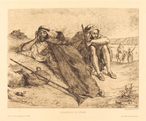 Araber från Oran av Eugène Delacroix