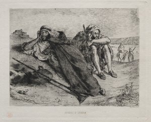 Araber från Oran av Eugène Delacroix
