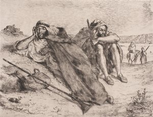 Danska: Araber från Oran av Eugène Delacroix