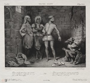 Fronte-Boeuf och juden av Eugène Delacroix