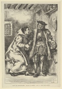 Goetz och broder Martin, efter 1845., efter 1845. av Eugène Delacroix