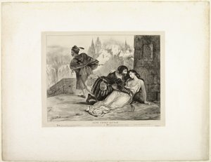 Jane Shore av Eugène Delacroix