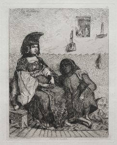Judisk kvinna från Alger av Eugène Delacroix
