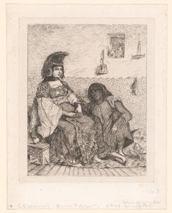 Judisk kvinna från Alger av Eugène Delacroix
