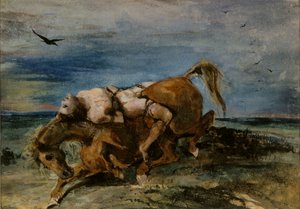 Mazeppa på den döende hästen, 1824.
