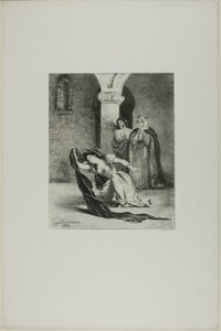 Ofelias sång av Eugène Delacroix