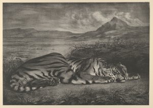 Royal Tiger, 1829., 1829. av Eugène Delacroix