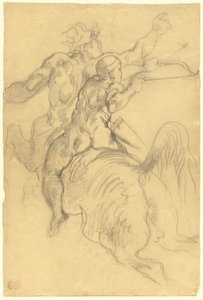 Akilles utbildning av Eugène Delacroix