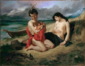 Natchez av Eugène Delacroix
