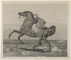 Turk som satte upp sin häst, 1824, 1824. av Eugène Delacroix