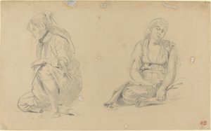 Kvinnor från Alger av Eugène Delacroix