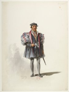 Btv1b84558104 07 - Saint-Saëns - Henrik VIII - Kostymmodeller - Lacoste - 7. Seigneur av Eugene Lacoste