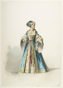 Btv1b84558104 18 - Saint-Saëns - Henrik VIII - Kostymmaketter - Lacoste - 18:e kostymen av Eugene Lacoste
