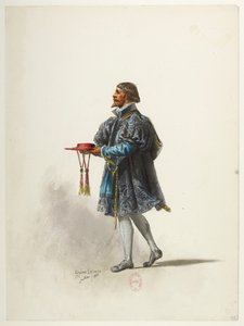Btv1b84558104 34 - Saint-Saëns - Henrik VIII - Kostymmaketter - Lacoste - 34. Kostym av Eugene Lacoste