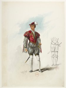 Btv1b84558104 66 - Saint-Saëns - Henrik VIII - Kostymmaketter - Lacoste - 64:e kostymen av Eugene Lacoste