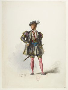 Btv1b84558104 68 - Saint-Saëns - Henrik VIII - Kostymmaketter - Lacoste - 66:e kostymen av Eugene Lacoste