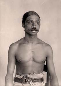 Porträtt av en lankesisk man, ca 1890