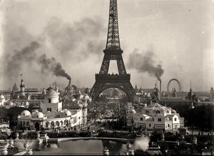 Utsikt över Exposition Universelle, Paris. 1900 av Eugène Trutat