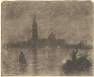 Kväll, San Giorgio Maggiore, Venedig