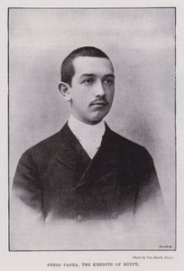 Abbas Pasha, Khedive i Egypten (s/v foto) av European Photographer